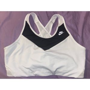 White Nike Sports Bra